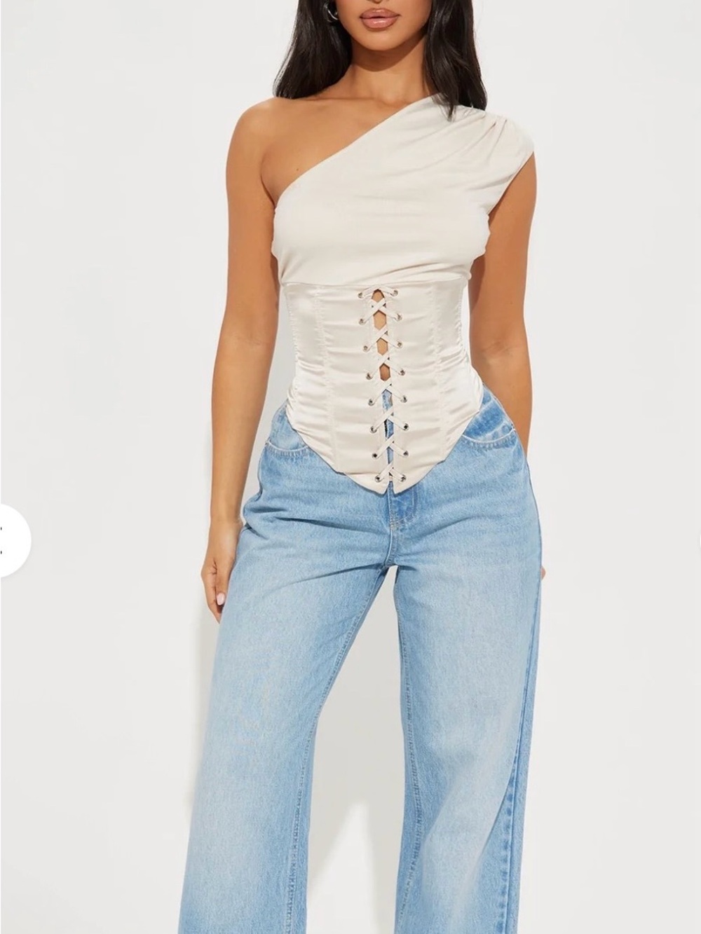 Fashion Nova Lace-Up Corset top